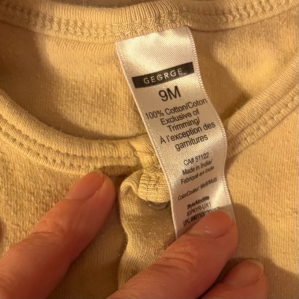 Gender Neutral One-Piece PJ’s - Picture 3 of 3